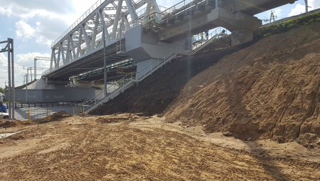 Реконструкция ж/д путепровода через Дмитровское шоссе на 1 км. ПК7+72